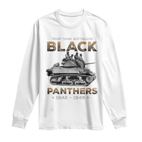 761st Tank Battalion Tribute Black Panther Party History Long Sleeve Shirt