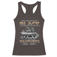761st Tank Battalion Tribute Black Panther Party History Racerback Tank Top