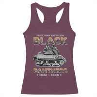 761st Tank Battalion Tribute Black Panther Party History Racerback Tank Top