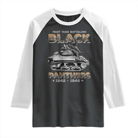 761st Tank Battalion Tribute Black Panther Party History Raglan Shirt