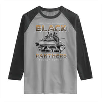 761st Tank Battalion Tribute Black Panther Party History Raglan Shirt