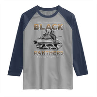 761st Tank Battalion Tribute Black Panther Party History Raglan Shirt