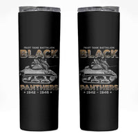 761st Tank Battalion Tribute Black Panther Party History Skinny Tumbler