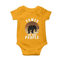 Black Panther Party Baby Onesie Power To The People Black History