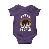 Black Panther Party Baby Onesie Power To The People Black History