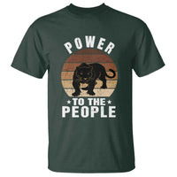 Black Panther Party T Shirt Power To The People Black History