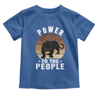 Black Panther Party Toddler T Shirt Power To The People Black History