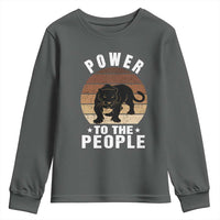 Black Panther Party Youth Sweatshirt Power To The People Black History