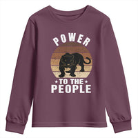 Black Panther Party Youth Sweatshirt Power To The People Black History