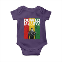 Black Panther Party Huey P. Newton Baby Onesie Power To The People Black History