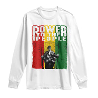 Black Panther Party Huey P. Newton Long Sleeve Shirt Power To The People Black History
