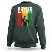 Black Panther Party Huey P. Newton Sweatshirt Power To The People Black History
