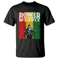 Black Panther Party Huey P. Newton T Shirt Power To The People Black History