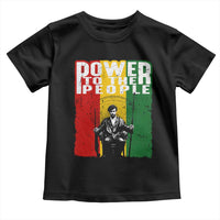 Black Panther Party Huey P. Newton Toddler T Shirt Power To The People Black History