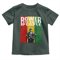 Black Panther Party Huey P. Newton Toddler T Shirt Power To The People Black History