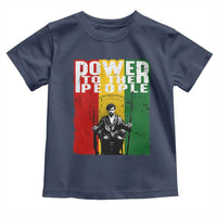 Black Panther Party Huey P. Newton Toddler T Shirt Power To The People Black History