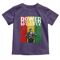Black Panther Party Huey P. Newton Toddler T Shirt Power To The People Black History