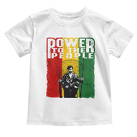 Black Panther Party Huey P. Newton Toddler T Shirt Power To The People Black History