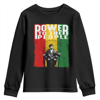 Black Panther Party Huey P. Newton Youth Sweatshirt Power To The People Black History