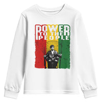 Black Panther Party Huey P. Newton Youth Sweatshirt Power To The People Black History