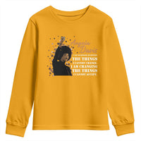 Angela Davis Youth Sweatshirt I Am Changing The Things I Cannot Accept Black Panther Party History