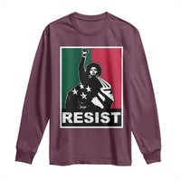Resist Angela Davis Long Sleeve Shirt Black Panther Party History Civil Rights