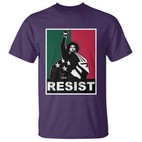 Resist Angela Davis T Shirt Black Panther Party History Civil Rights