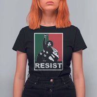Resist Angela Davis T Shirt For Women Black Panther Party History Civil Rights