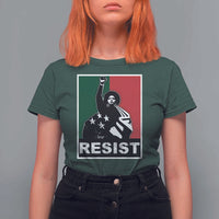 Resist Angela Davis T Shirt For Women Black Panther Party History Civil Rights