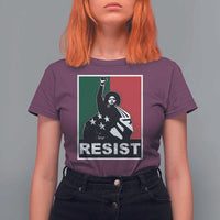 Resist Angela Davis T Shirt For Women Black Panther Party History Civil Rights