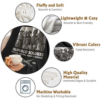 Buffalo Soldiers Throw Blanket We Can We Will Ready Forward Black History - Wonder Print Shop