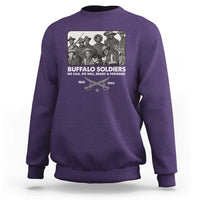 Buffalo Soldiers Sweatshirt We Can We Will Ready Forward Black History