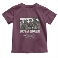 Buffalo Soldiers Toddler T Shirt We Can We Will Ready Forward Black History