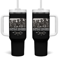 Buffalo Soldiers Tumbler With Handle We Can We Will Ready Forward Black History - Wonder Print Shop