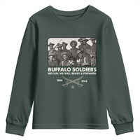 Buffalo Soldiers Youth Sweatshirt We Can We Will Ready Forward Black History