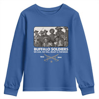 Buffalo Soldiers Youth Sweatshirt We Can We Will Ready Forward Black History