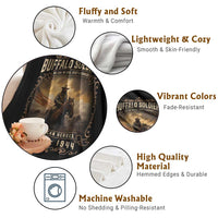 Buffalo Soldiers Throw Blanket American Heros Cavalry Black History - Wonder Print Shop