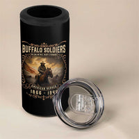 Buffalo Soldiers 4 in 1 Can Cooler Tumbler American Heros Cavalry Black History - Wonder Print Shop