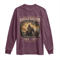 Buffalo Soldiers Long Sleeve Shirt American Heros Cavalry Black History