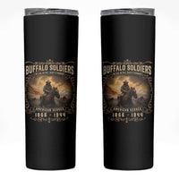 Buffalo Soldiers Skinny Tumbler American Heros Cavalry Black History - Wonder Print Shop
