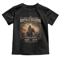 Buffalo Soldiers Toddler T Shirt American Heros Cavalry Black History
