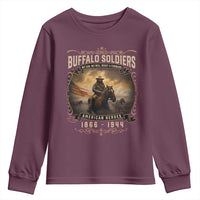 Buffalo Soldiers Youth Sweatshirt American Heros Cavalry Black History