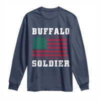 Buffalo Soldiers Long Sleeve Shirt African American Cavalry Black History