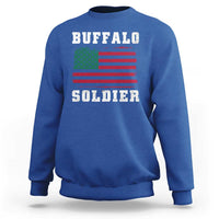 Buffalo Soldiers Sweatshirt African American Cavalry Black History