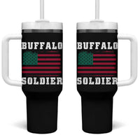 Buffalo Soldiers Tumbler With Handle African American Cavalry Black History - Wonder Print Shop