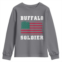 Buffalo Soldiers Youth Sweatshirt African American Cavalry Black History