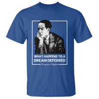Langston Hughes T Shirt A Dream Deferred Harlem Renaissance Black History