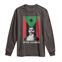Arturo Schomburg Long Sleeve Shirt Harlem Renaissance Puerto Rican