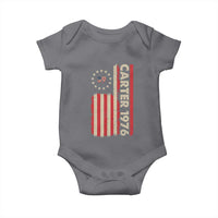 Jimmy Carter Baby Onesie 39th US President 1976 Retro American Flag