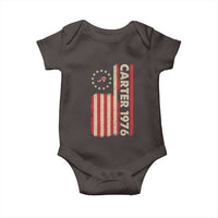Jimmy Carter Baby Onesie 39th US President 1976 Retro American Flag